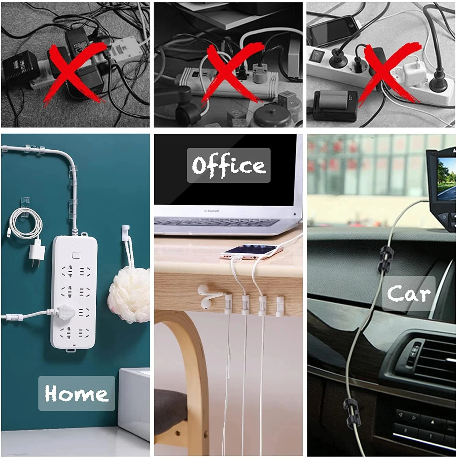 Kablo Klipsleri, Kablo Düzenle - Desk Organizer incelemesi ve fiyatı