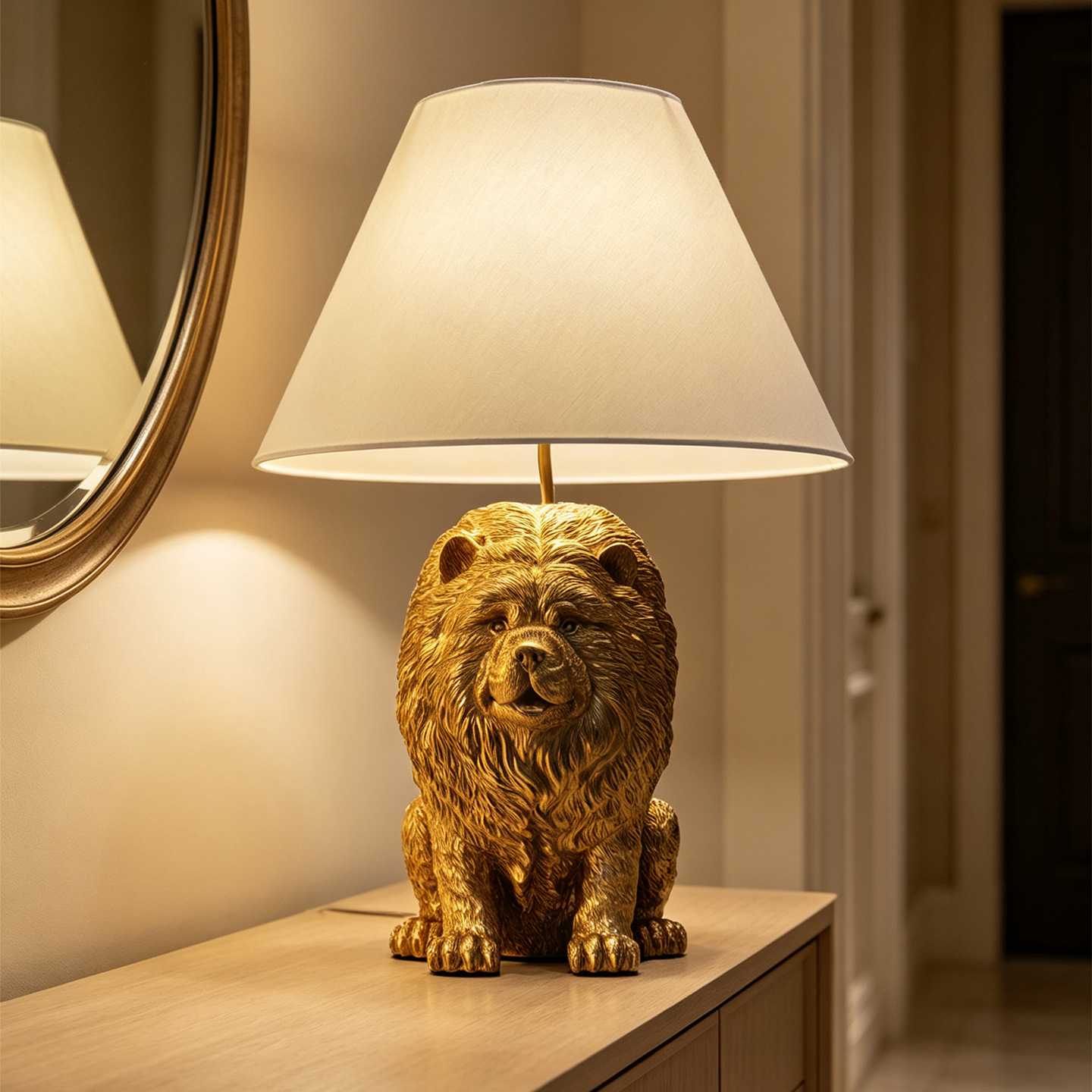 Yaratıcı Chow Chow Hayvan Figü - Desk Lamp incelemesi ve fiyatı