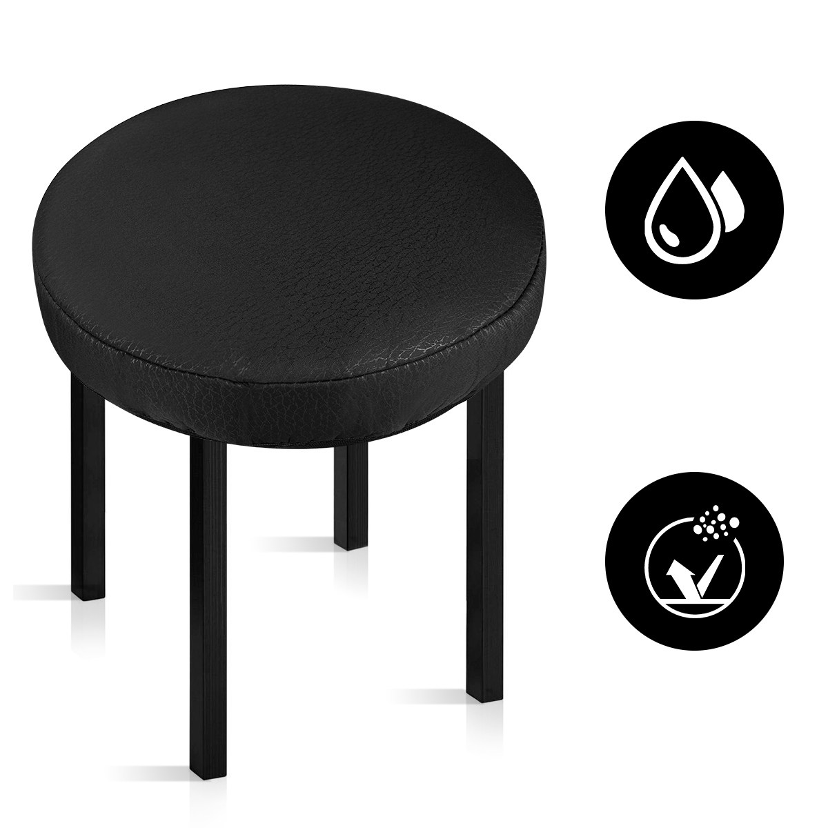 Siyah Yuvarlak Tabure Kılıfı,  - Office Stool incelemesi ve fiyatı